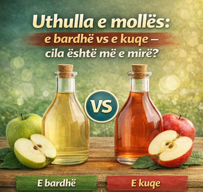 Uthulla e mollës: e bardhë vs e kuqe – cila është më e mirë? 🍏🍎